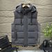 Men's Clothing Cotton Vest Hooded Waistcoat Jacket_viptrois.com