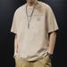 2025 New Summer Pure Cotton Short Sleeved T-shirt Men's Loose Round Neck Printed Men's Top Base Shirt Trend T Pattern Fashion_viptrois.com