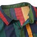 Men's Hawaiian Beach Shirt And Shorts Set Colorful Striped Short Sleeve Two-Piece Casual Outfit_viptrois.com