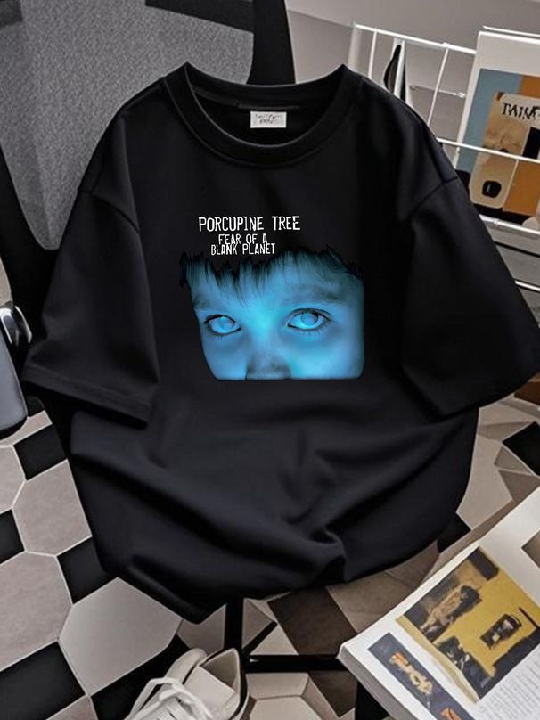 PORCUPINE TREE TOUR T SHIRT FEAR OF A BLANK PLANET TE6654 Fashion Slightly Streetwear Breathable Designer Clothes Comfortable Casual Homme_viptrois.com