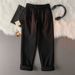 Men's Slim Fit Suit Trousers Fleece Lined Thickened Autumn Winter Business Casual Wear Non Iron Wrinkle Resistant_viptrois.com