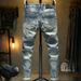 Men's Clothing Trendy Jeans Loose Harem Pants Jeans Worn Light Color Washed Jeans Pants_viptrois.com