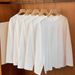 100% Cotton Heavyweight Men's Long Sleeve Autumn White Round Neck Top Korean Style Trendy Loose T-Shi Women's Base_viptrois.com