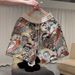 Fashionable Printed Men's Shorts Summer Style Trendy Unique Pattern Loose Fit Casual Wide Leg Five Point Pants Suitable For Wearing Outside_viptrois.com
