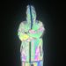 Men's Clothing colorful reflective windbreaker laser luminous mid length jacket coat_viptrois.com