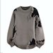 "Men's Knitted Pullover Sweater – Classic Long Sleeve Crewneck For Autumn & Winter, Soft Polyester Blend (Grey/Black/Green), Sizes M-4XL"_viptrois.com
