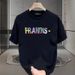 American Pi Shuai Pure Cotton Short Sleeved T-shirt Youth Men's And Women's Summer Instagram Fashion Brand Street Loose_viptrois.com