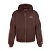 Men's & Women's Zip-Up Hoodie Sweatshirt With Fleece Lining, Casual Streetwear Pullover With Kangaroo Pocket, Trendy Oversized Fit For Winter_viptrois.com