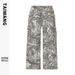 Men's Clothing Paratrooper Pants Retro Leaf Workwear Loose Multi Pocket Pants Men's Trousers_viptrois.com