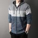 Loom New Knitted Men's Autumn Winter Thickened Hooded Cardigan Jacket Outerwear Warm Sweater_viptrois.com