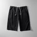 Men's Clothing Summer And Autumn Men's Linen Shorts Cotton And Linen Men's Loose Solid Color Casual Pants Thin Linen Five Point Pants_viptrois.com