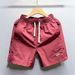 Men's Clothing Summer Outdoor Mountain Solid Color Shorts Men's Trendy Brand Quick Drying Loose Home Leisure Beach Sports Shorts_viptrois.com