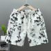 Men's Clothing Beach Pants Camouflage Plus Fat Large Size Shorts Straight Pants_viptrois.com