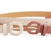 New Solid Color Needle Button Women's Fashion Decoration Jeans Versatile Simple Casual Pants Belt for Women_viptrois.com