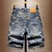 Men's Clothing New Trendy Brand Embroidery Loose Shorts Summer Thin 5 Point Shorts_viptrois.com