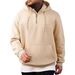Men's Fleece Half-Zip Pullover Hoodie – Retro American Style Loose Fit Stand Collar Sweatshirt (S-XXXL, Kangaroo Pocket, Solid Colors)_viptrois.com