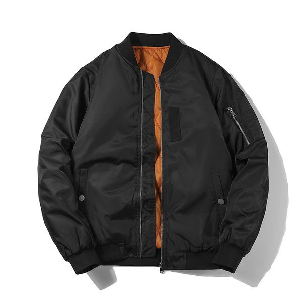 Men's Clothing Autumn And Winter Korean Style Men's Sports All Match Casual Stand Collar Jacket Thickened Bomber Jacket Men's Loose Baseball Uniform_viptrois.com