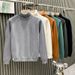 Men's Clothing Autumn And Winter Turtleneck Sweater Loose Warm Sweater Thick Bottoming Sweater_viptrois.com