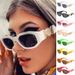 VOOTHOST Fashion Small Rectangle Sunglasses Men Women Square Sun Glasses Travel Shades Vintage Retro UV400 Lunette Soleil Femme Gafas De Sol F0076_viptrois.com