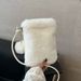 Women's Bags Mobile Phone Bag Women's Autumn And Winter New Furry Crossbody Bag Mini Small Shoulder Bag Vertical Mobile Phone Bag Furry Small Bag_viptrois.com