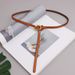 Retro metal buckle cowhide strap thin belt women's decorative dress with skirt soft versatile casual small belt_viptrois.com