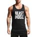 Fitness Sports Vest Men's American I-shaped Slim-fit Elastic Bottoming Shirt U-neck Training Clothes Muscle Bodybuilding Trend_viptrois.com