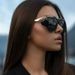 Women's Glasses INS Style Fashion Sunglasses For Women Special Shaped Cat Eye Sunglasses For Women Full Frame Sun Protection Glasses Sunglasses_viptrois.com