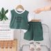 Boys' Versatile Jeans Spring New Collection, Children's Casual Long Sleeve Doll Hoodie, Two Piece Set, 2025_viptrois.com