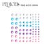 Halloween Edm Electronic Music Festival Face Stickers Eyebrow Stickers Diamond Resin Diamond Carnival Diamond Stickers Masquerade Face Decoration_viptrois.com