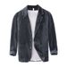 2026 High-quality Pure Cotton Corduroy Suit Jacket Casual Solid Color Loose Small Suit Cardigan_viptrois.com