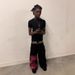 Men's Clothing Y2K Loose Jeans Retro Harajuku Letter Print Jeans Double Waist High Street Fashion Wide Leg Pants Hip_viptrois.com
