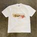 230G Pure Cotton Short D T-shirt Men's American Newspaper Print Trendy Loose And Versatile Casual Round Neck Half_viptrois.com