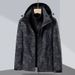 Couple Camouflage Men Outdoor 3-in-1 Detachable Cold-Proof Jacket Women Two-Piece Ski Suit Windproof Hiking_viptrois.com