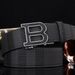 VOOTHOSTU High Quality Brand Designer Plaid Belts Male Automatic business Men belts Genuine Leather Belt for men Strap Jeans F0062_viptrois.com