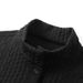 Japanese Jacquard Long Sleeve Sweatshirt For Men – Oversized Streetwear Pullover With Ribbed Hem (Black/White, M-8XL)_viptrois.com