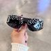 Millennial Hot Girl Style Punk Diamond Sunglasses For Women European And American Retro Diamond Studded Sunglasses High End Ins Plain Glasses_viptrois.com