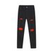 Men's Clothing Jeans Casual Slim Ripped Patch Elastic Wear Resistant Pants_viptrois.com