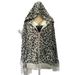 American Retro Hot Girl Foreign Trade Leopard Print Hooded Sweatshirt Vintage Women's Zipper Jacket Autumn Winter_viptrois.com