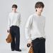 Nordmann APO Men's Clothing|Cross-Border Sweater Men Women Autumn And Winter Slim Round Neck Versatile Solid Color Knitted Inner_viptrois.com
