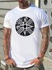 Star Of Shamash Utu T Shirt Assyrian Sun Symbol Graphic Top For Everyday Wear Streetwear Stretched Versatile Stylish Comfortable Fashion Homme_viptrois.com