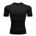 Men's Quick Drying Short Sleeve T-Shirt Space Station Fitness Sports Top Breathable Polyester For Running Training_viptrois.com