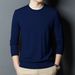 Pure 2025 Autumn Winter New 60 Count Australian Wool Fine Spun Round Neck Men's Sweater One Piece Dropshipping X6X99_viptrois.com