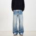 Men's Vintage Washed Jeans – Relaxed Straight Fit Denim Pants With Classic Five-Pocket Design (S-XXXL)_viptrois.com