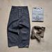 Retro Loose Jeans Men Baggy Street Fashion High Waist Button Casual Straight Trousers Wholesale_viptrois.com