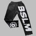 Men's Clothing Hot Selling Personality Street Hip Hop Letter Patch Sweatpants Men Fashion Casual Loose Trousers_viptrois.com