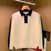 Men's Clothing Lapel Sweater Tops Men's Fashion Knit Collar Sweater Long Sleeve Top - Loose Fit Color Block Pullover For Autumn & Winter_viptrois.com