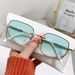 Women's Sunglasses Square Frame With Accessories, Glitter, INS Style, Fashion, High End Sense, Same Style Sunglasses For Men And Women_viptrois.com