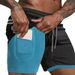 Turnhallen Fitness Shorts Männer Sommer Sportswear 2 In 1 Doppel-deck Kompression Shorts Männer Sport Trainingsanzüge Track Jogger Kurze Hosen_viptrois.com