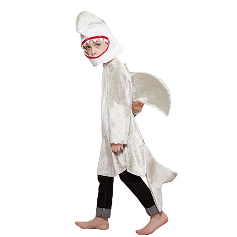 Stage play costume kids shark character show costume Halloween party kindergarten group_viptrois.com