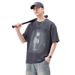 Danbaoni | Summer Short Sleeved T-shirt Men's Round Neck Fashion Printed Loose American Casual Versatile Top_viptrois.com